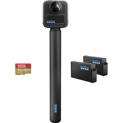 GoPro MAX2 Accessory Hard Bundle Sportovní outdoorová kamera 360°, dotyková obrazovka, Bluetooth, 8K, Wi-Fi, stereo zvuk
