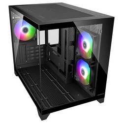 Cougar FV150 mini tower PC skříň, herní pouzdro černá