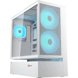 Cougar CFV235 midi tower PC skříň bílá 3 předinstalované ventilátory, integrované osvětlení, boční okno, prachový filtr