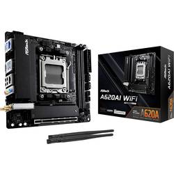 ASRock A620AI Wifi Základní deska Socket (PC) AMD AM5 Tvarový faktor Mini-ITX Čipová sada základní desky AMD® A620A