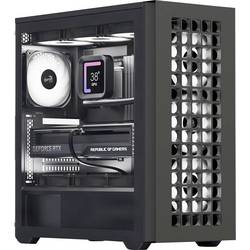 AeroCool D502A-G-BK-V1 midi tower PC skříň černá