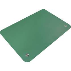 Quadrios ESD podložka na stůl zelená (d x š) 55 mm x 55 mm