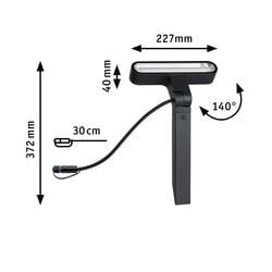 Paulmann Spot ITO horizontal 94544 Osvětlovací systém Plug&Shine LED zahradní reflektor LED 6 W teplá bílá antracitová