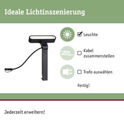 Paulmann Spot ITO horizontal 94544 Osvětlovací systém Plug&Shine LED zahradní reflektor LED 6 W teplá bílá antracitová