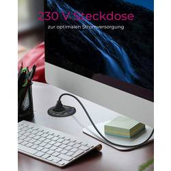 ICY BOX 60809 USB Hub 2 + 1 port USB-A, USB-C®, Audio, 2.0 (3,5 mm jack) , SD, microSD USB 3.1 Gen1 5 GBit/s se zabudovanou čtečkou SD karet černá