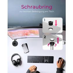 ICY BOX 60809 USB Hub 2 + 1 port USB-A, USB-C®, Audio, 2.0 (3,5 mm jack) , SD, microSD USB 3.1 Gen1 5 GBit/s se zabudovanou čtečkou SD karet černá