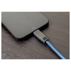 Oehlbach USB kabel USB-A zástrčka, USB-C ® zástrčka 0.5 m petrolejová stínění pletivem D1C9560