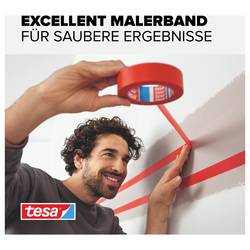 tesa EXCELLENT 56548-00000-00 krepová lepicí páska červená (d x š) 50 m x 30 mm 3 ks