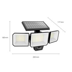 Philips LED Nysil 8720169269156 solární nástěnné osvětlení s PIR detektorem 8.7 W Barvy světla (LED svítidlo): studená bílá