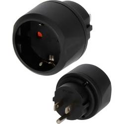 Brennenstuhl 1508550 cestovní adaptér Brennenstuhl Travel Adapter, 250 V, 15 A, Schwarz