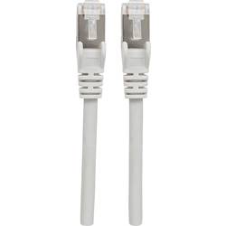 Intellinet 317139 RJ45 síťové kabely, propojovací kabely CAT 6A S/FTP 1.50 m šedá fóliové stínění, stínění pletivem, bez halogenů 1 ks