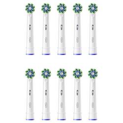 Oral-B Cross Action vyměnitelné nástavce pro elektrické kartáčky 10 ks bílá