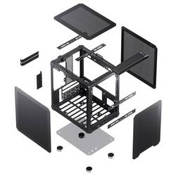 Jonsbo C6 Handle Black mini tower pouzdro, herní pouzdro, PC skříň černá