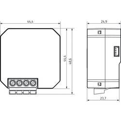 Theben 4941671 stmívací akční člen DU 1 S RF KNX