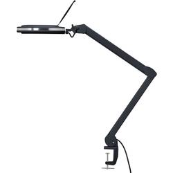 TOOLCRAFT 2178491 Lupa s LED osvětlením, černá, 5, 127 mm, svorka, 5D, 2,25x