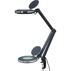 TOOLCRAFT 2178491 Lupa s LED osvětlením, černá, 5, 127 mm, svorka, 5D, 2,25x