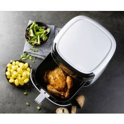 DOMO DO1148FR horkovzdušná fritéza, 8 l, ochrana proti přehřátí, funkce časovače, s displejem, nepřilnavý povlak, bílá