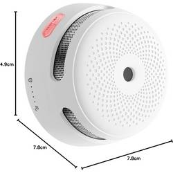 X-Sense XS01-M detektor kouře možnost vzájemného propojení (š x v x h) 78 x 48 x 78 mm