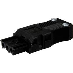 Adels-Contact 12589 síťový konektor zásuvka, rovná Počet kontaktů: 3 + PE 16 A černá 200 ks