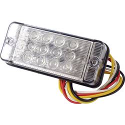 SecoRüt zadní světla přívěsu otevřené konce blinkr, brzdové světlo, zadní světla vlevo, vpravo 12 V, 24 V čiré sklo