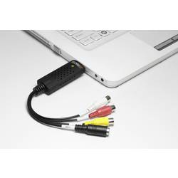 Technaxx TX-20 USB převodník videa z analogového do digitálního záznamu, Plug und Play, vč. software pro zpracování videa, 1604