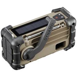 Sangean MMR-99 FM Desert A500484 outdoorové rádio, FM, nouzové rádio, Bluetooth, Solární panel, voděodolné, prachotěsné, stolní lampa, hnědá