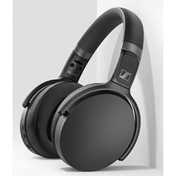 Sennheiser HD 450BT sluchátka uzavřená (Over Ear) Bluetooth®, kabelová černá Potlačení hluku složitelná