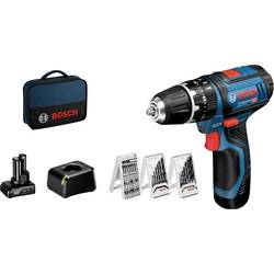 Bosch Professional;GSB 12V-15;2cestný- aku příklepový šroubovák;vč. 2x aku