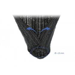 Delock 19047 19047 ochranný oplet černá polyester 10 m 26 mm (max) 1 ks