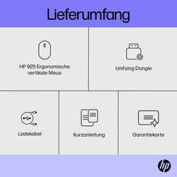 HP 920 ergonomická myš, přenos bezdrátový, Bluetooth®, 6 tlačítko, 4000 dpi, černá