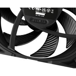 BeQuiet SILENT WINGS PRO 4 PC větrák s krytem černá (š x v x h) 140 x 25 x 140 mm