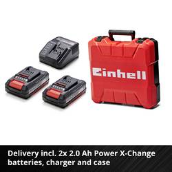 Einhell Professional;TP-CD 18/50 Li-i BL (2x2,0Ah);2cestný- aku příklepový šroubovák;vč. nabíječky, vč. 2x aku