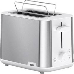 Braun HT 1510 WH topinkovač bez BPA nerezová ocel, bílá