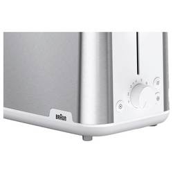 Braun HT 1510 WH topinkovač bez BPA nerezová ocel, bílá