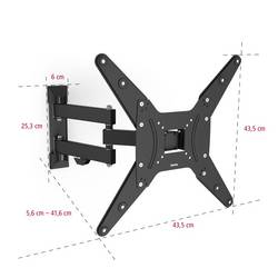 Hama TV držák na zeď 81,3 cm (32) - 165,1 cm (65) naklápěcí, nakláněcí
