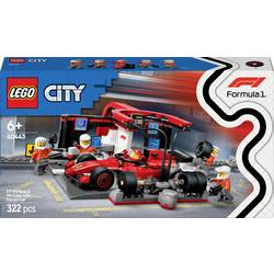 60443 LEGO® CITY F1® stojan na reproduktor s Boxencrew a Ferrari Flitzer
