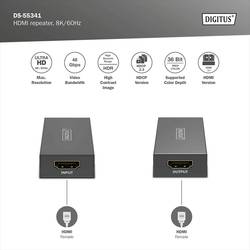 Digitus DS-55341 HDMI™ repeater 13 m