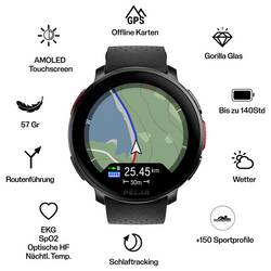 Polar Vantage V3 sportovní hodinky S/L černá
