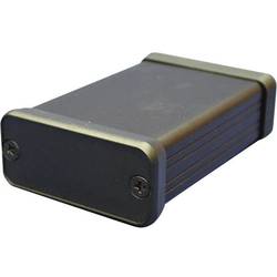 Hammond Electronics 1455Q1601BK profilové pouzdro 163 x 120.5 x 51.5 hliník černá 1 ks
