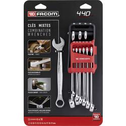 Facom 440.JP10PB sada očkoplochých klíčů 9dílná Délka klíče (cm) (jen pro nadpis) 8 - 19 mm