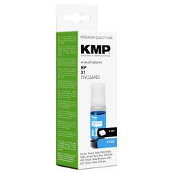 KMP Ink refill náhradní HP 31, 1VU26AE kompatibilní azurová 70 ml H198 1769,0003