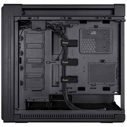 Asus ProArt PA602 midi tower PC skříň černá 3 předinstalované ventilátory, boční okno, prachový filtr