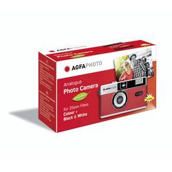 AgfaPhoto 603001 35mm fotoaparát s vestavěným bleskem červená 1 ks