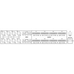 Monacor PA-1850D ELA zesilovač 50 W 8kanálový 8zónový