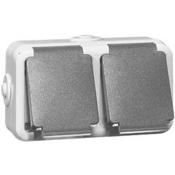 PEHA by Honeywell 1násobné kompletní sada zásuvka šedá 306511 1 ks