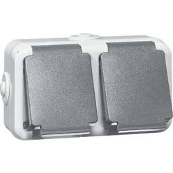 PEHA by Honeywell 1násobné kompletní sada zásuvka šedá 306211 1 ks