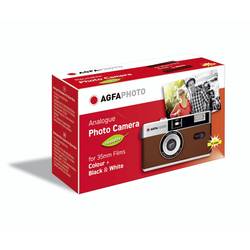 AgfaPhoto 603002 35mm fotoaparát s vestavěným bleskem hnědá 1 ks