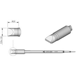 JBC Tools C470004 pájecí hrot dlátový, rovný Velikost hrotů 1.5 mm Délka hrotů 10.3 mm Obsah 1 ks