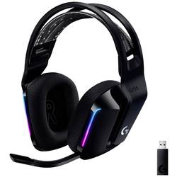 Logitech Gaming G733 LIGHTSPEED Headset otevřená (On Ear) bezdrátová 7.1 Surround černá regulace hlasitosti Gaming