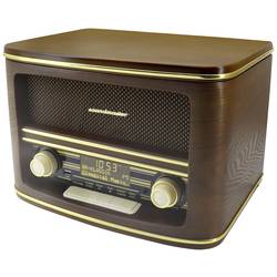 soundmaster NR961 NR961 stolní rádio, DAB+, FM, AUX, USB, CD, Bluetooth, vč. dálkového ovládání, hnědá